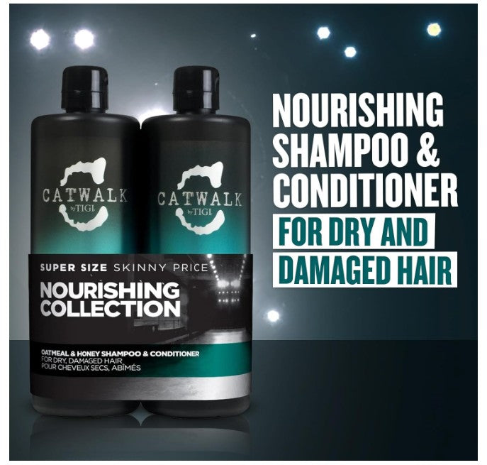 Catwalk by TIGI Oatmeal &amp; Honey Shampoo 750ml & Conditioner 750ml Duo
