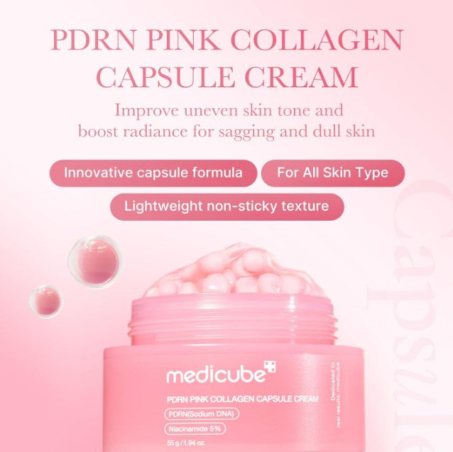 Medicube Salmon PDRN Pink Collagen Capsule Cream 55g
