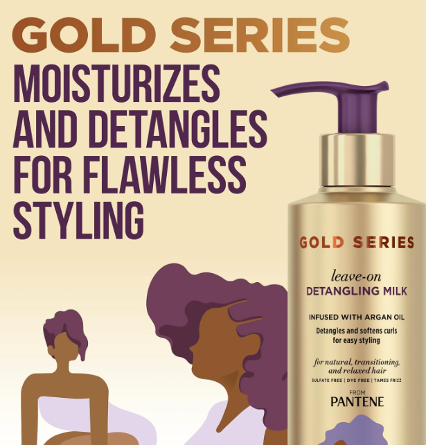 Pantene Gold Series Leave-On Detangling Milk 7.6oz