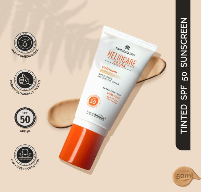 Heliocare 360 Color Gelcream Light Sunscreen SPF50 50ml