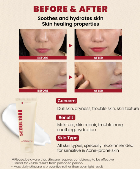 K-Secret Seoul 1988 Cream Snail Mucin 93% + Rice 100ml