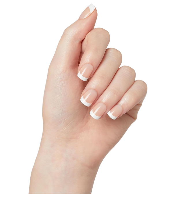 KISS Everlasting French Press-On False Nails Style EF01 53236 Real Short Length 28pcs