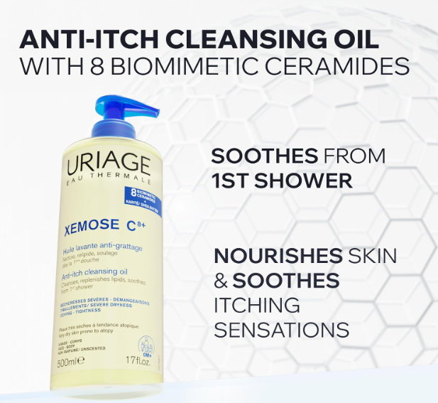 Uriage Xemose Cleansing Soothing Oil 500ml