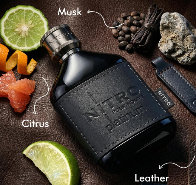 Dumont Nitro Platinum for Men Eau De Parfum Spray 100ml