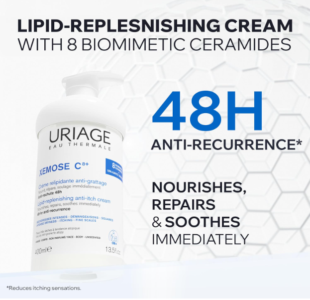 Uriage Xemose Irritation-Relieving Lipid Building Cream 400ml