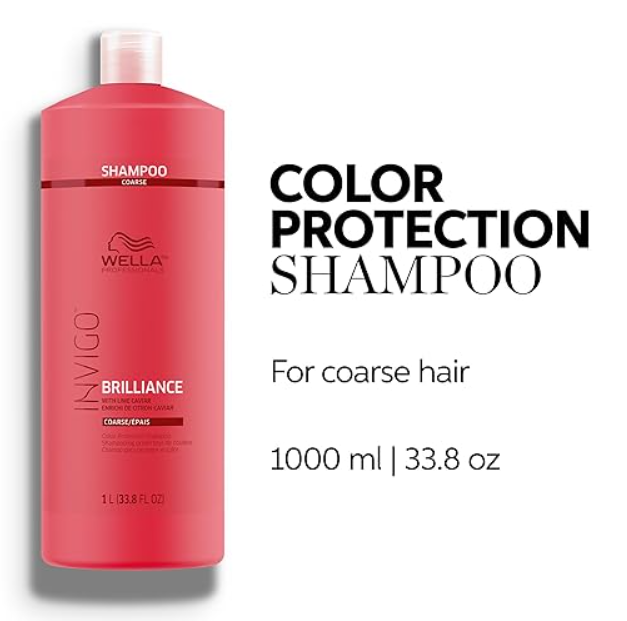 Wella Professionals Invigo Color Brilliance Shampoo for Coarse Hair 1L