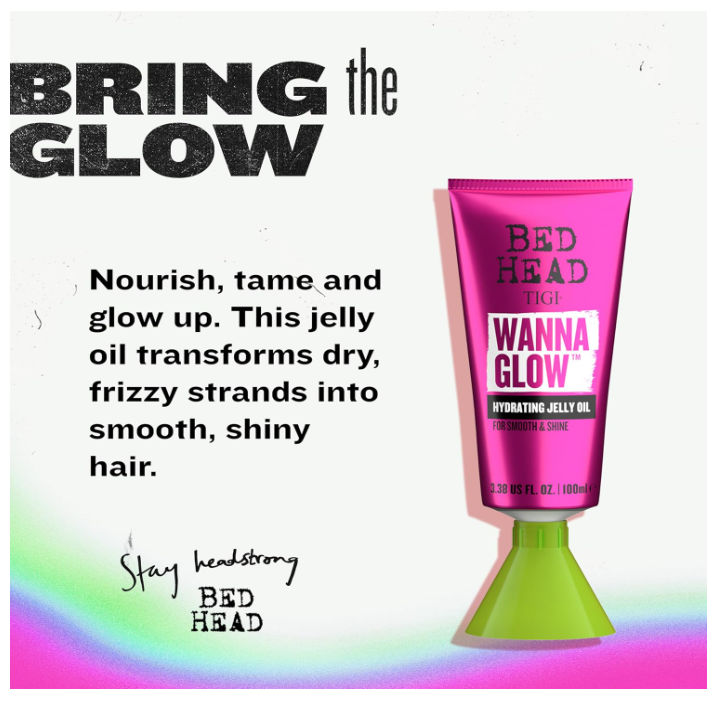 Bed Head by TIGI Wanna Glow Moisturising Jelly Oil 100ml