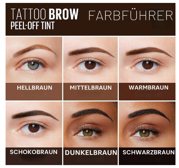 Maybelline New York Tattoo Brow No. 3 Dark Brown 5ml
