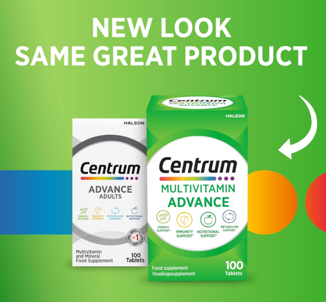 Centrum Advance Multivitamin Tablets, 24 Nutrients, 100 ct