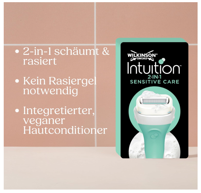 Wilkinson Sword Intuition Sensitive Care Razor Blade Refills 6 Pack
