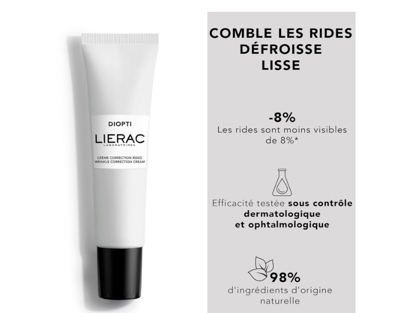 Lierac Diopti Eye Contour Cream Wrinkle Correction 15ml