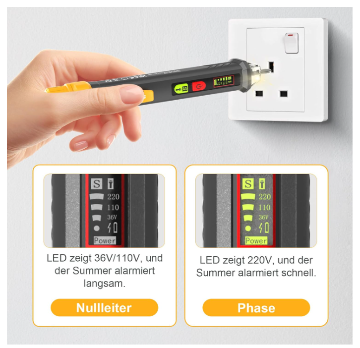 Surfou Dual-Range Voltage Tester Pen
