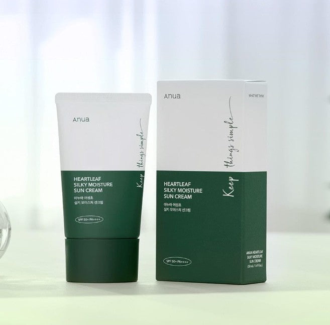 Anua Heartleaf Organic Face Sun Cream SPF 50+ 50ml