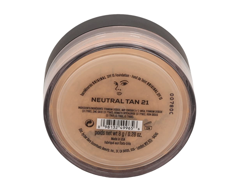 BareMinerals Original Loose Powder Foundation SPF 15 Neutral Tan 21 8g