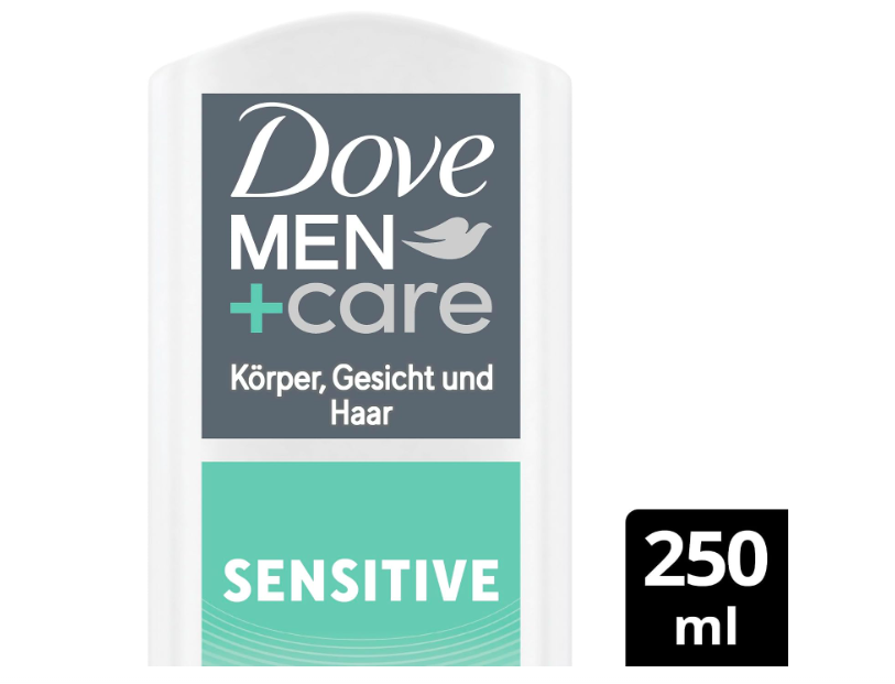 Dove Men+Care Sensitive 3-in-1 Shower Gel 250ml