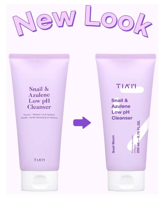 TIAM Snail & Azulene Low pH Cleanser 200ml