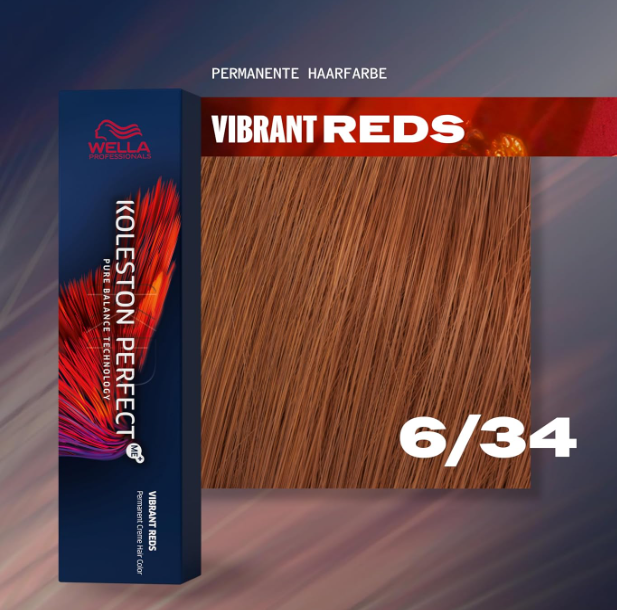 Wella Professionals Koleston Perfect Me 6/34 Dark Blonde Gold Red 60ml