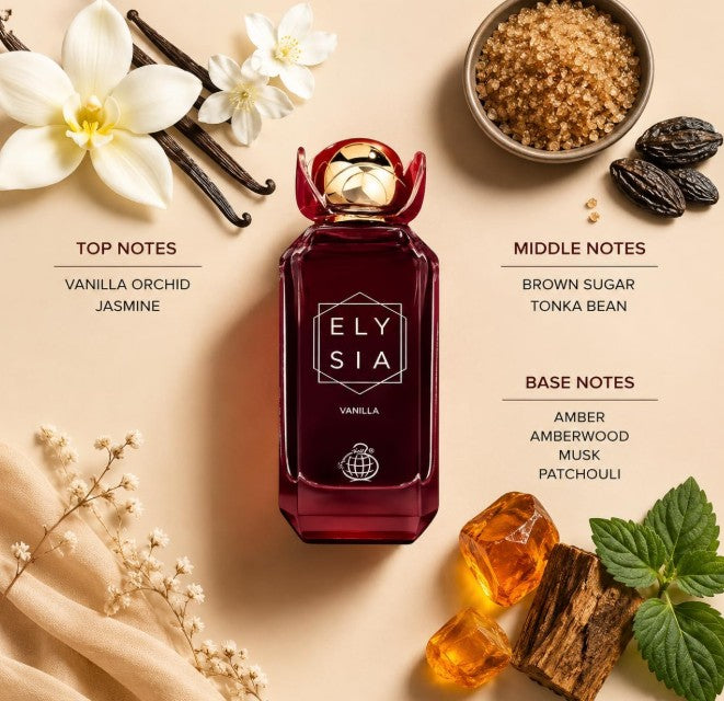 Fragrance World Elysia Vanilla Eau De Parfum 100ml