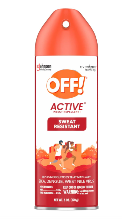 OFF! Active Insect Repellent I Sweat Resistant 6oz 12ct