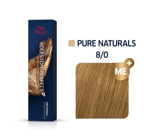 Wella Professionals Koleston Perfect Me 8/0 Light Blonde 60ml – 3 Pack