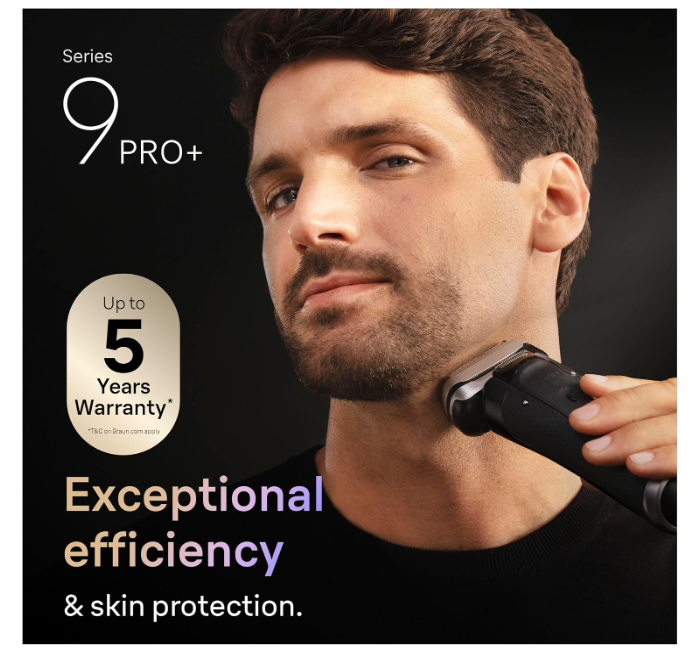 Braun Series 9 PRO+ Men's Electric Shaver Black