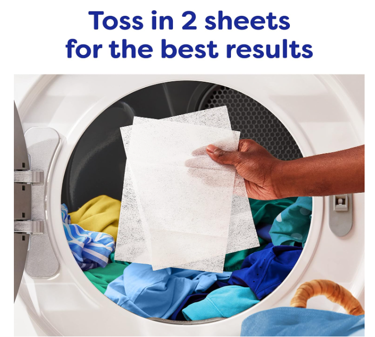 Bounce Free & Gentle Fragrance Free Sheets 120 Count