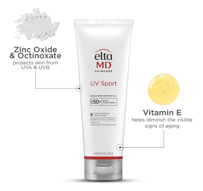EltaMD UV Sport Water-Resistant SPF 50 Sunscreen 85g