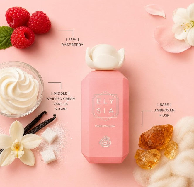 Fragrance World Elysia Marshmallow Eau De Parfum 100ml