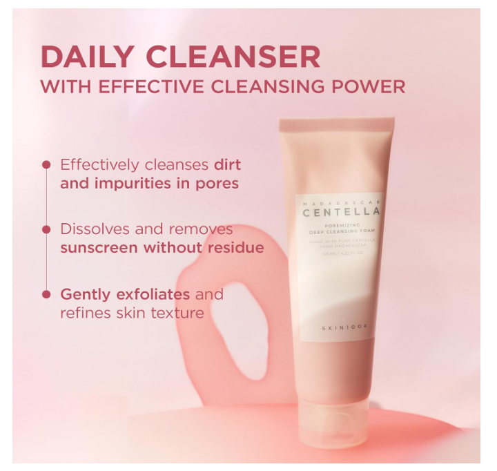 SKIN1004 Madagascar Centella Poremizing Deep Cleansing Foam 125ml