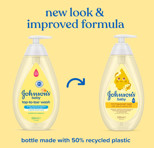 Johnson’s Baby Bath 500 ml (Pack of 2)