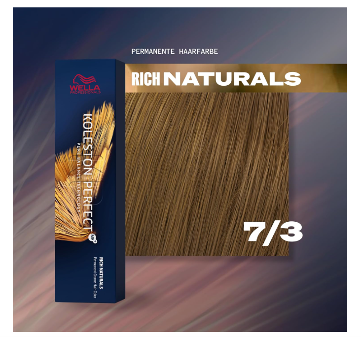 Wella Professionals Koleston Perfect Me+ 7/3 Medium Blonde Gold 60ml