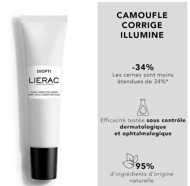 Lierac Diopti Dark Circle Correction Fluid 15ml