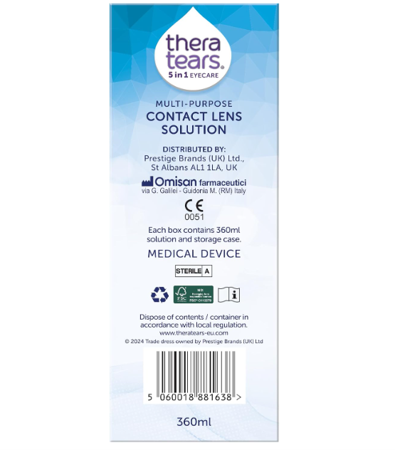 TheraTears Multi-Purpose Contact Lens Solution 360ml