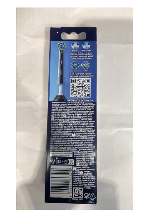 Oral-B Pro Cross Action Electric Toothbrush Heads 4 Pack