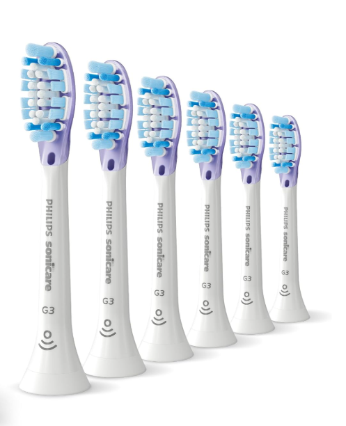 Philips Sonicare G3 Premium Gum Care Genuine Replacement Toothbrush Heads 6 Pack White