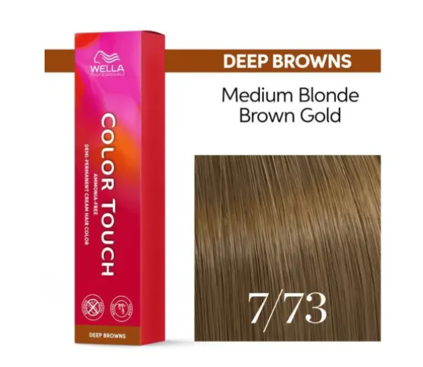Wella Professionals Color Touch 7/73 Medium Blonde Brown Gold 60ml