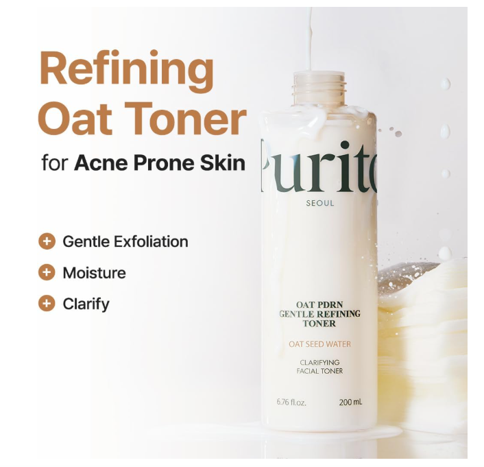 Purito Seoul Oat PDRN Gentle Refining Toner 200ml
