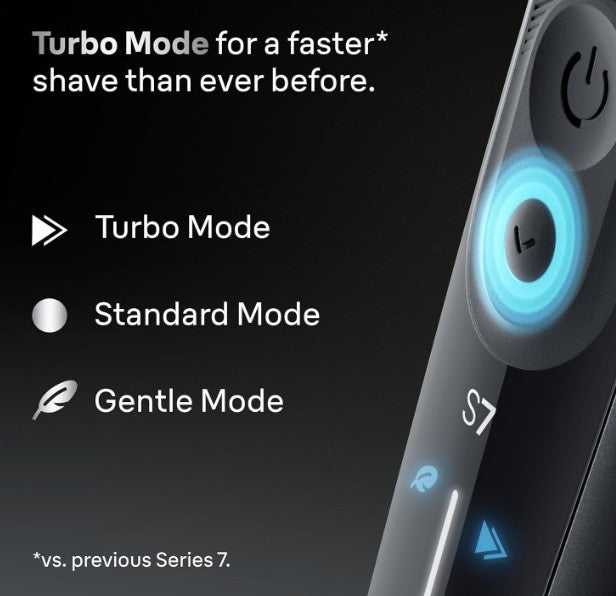Braun Series 7 Electric Shaver Model 72-N1200si Black