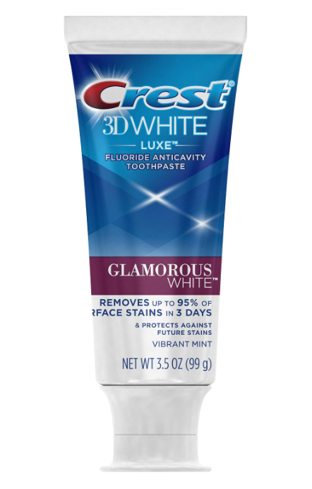 Crest 3D White Luxe Toothpaste 99g 2pck