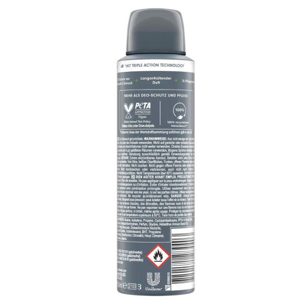 Dove Men+Care Advanced Extra Fresh Antiperspirant Deodorant Spray