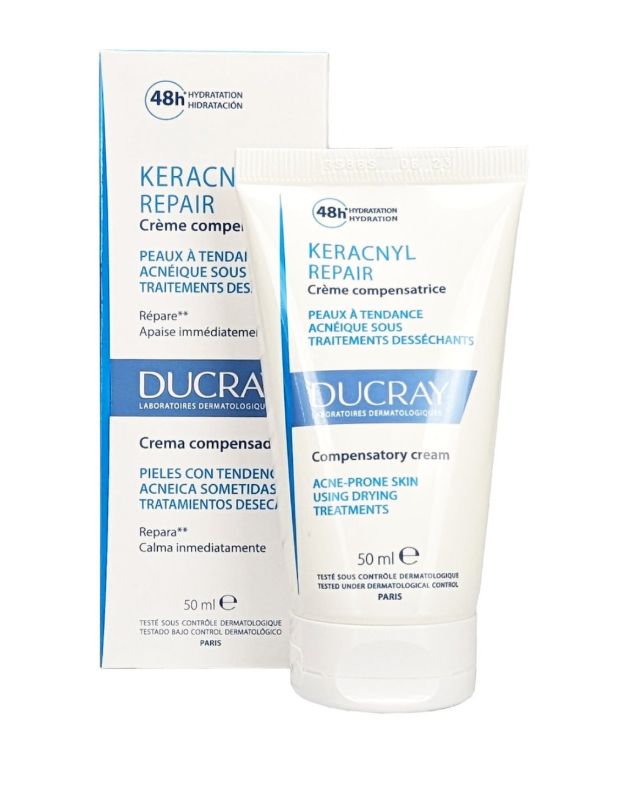 Ducray Keracnyl Repair Cream 48H of Hydration 50ml