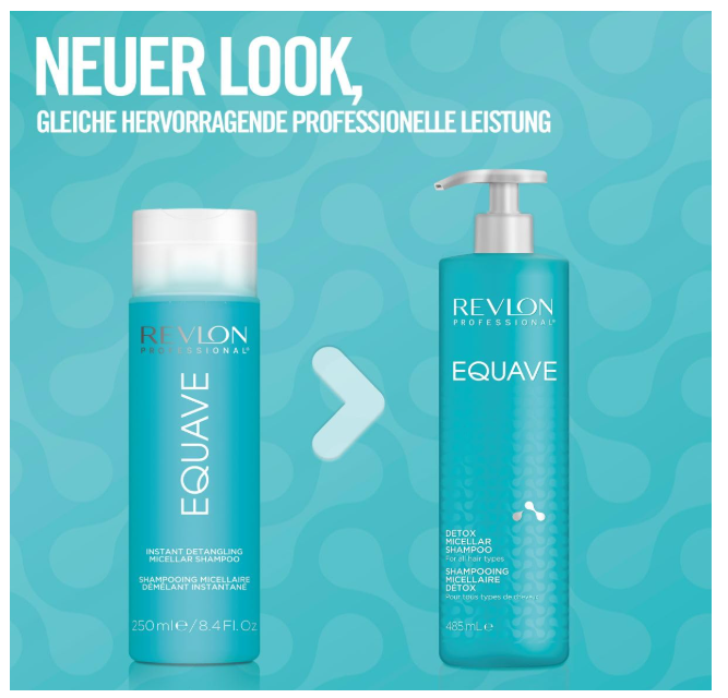 Revlon Professional Equave Detox Micellar Shampoo for All Hair Types 485ml