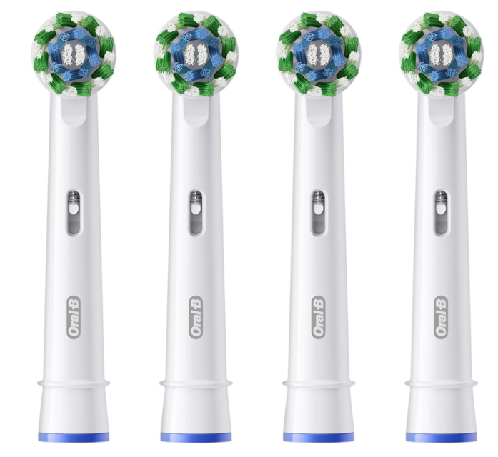 Oral-B Pro Cross Action Electric Toothbrush Heads 4 Pack