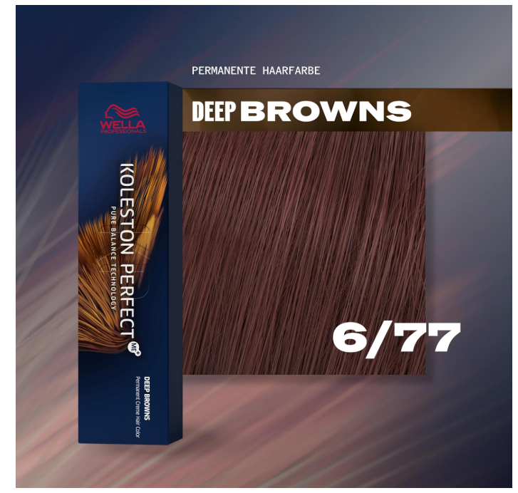 Wella Professionals Koleston Perfect Me 6/77 Dark Blonde Brown 60ml – 2 Pack