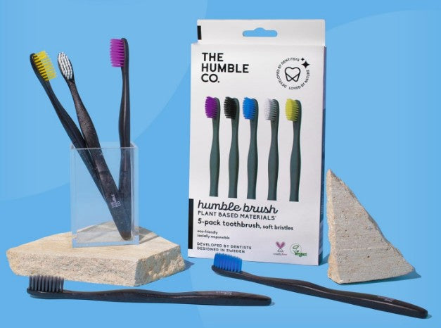 The Humble Co. Plant Based Toothbrush Soft 5 Pack