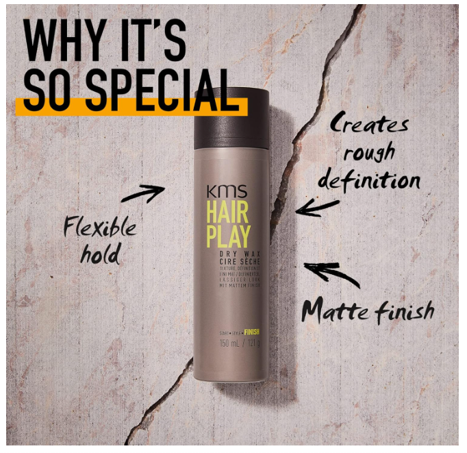 KMS Hairplay Dry Wax Matte Finish 150ml