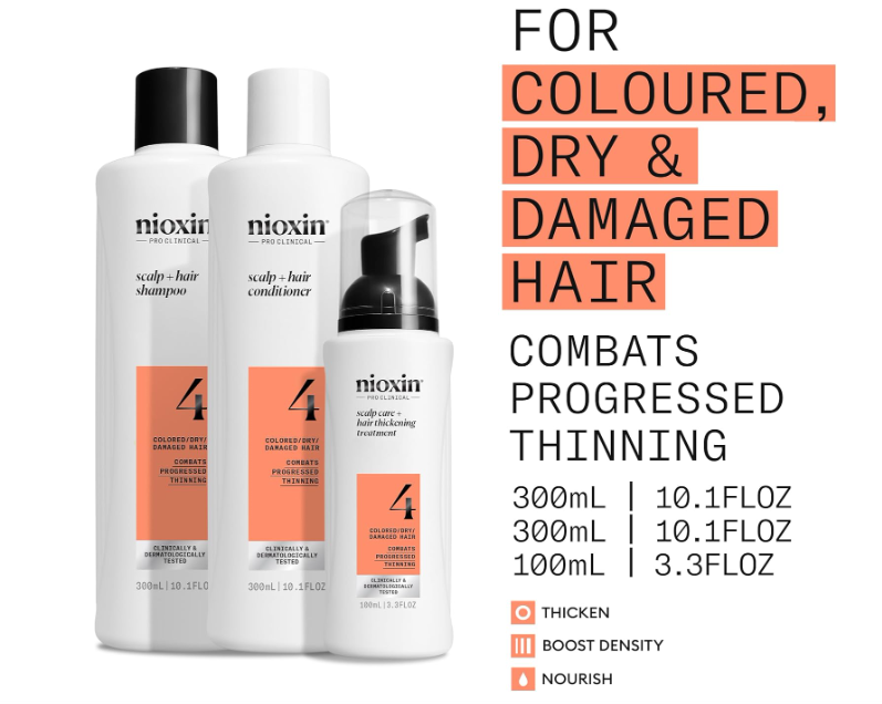 Nioxin Scalp + Hair Thickening System 4 Large Kit