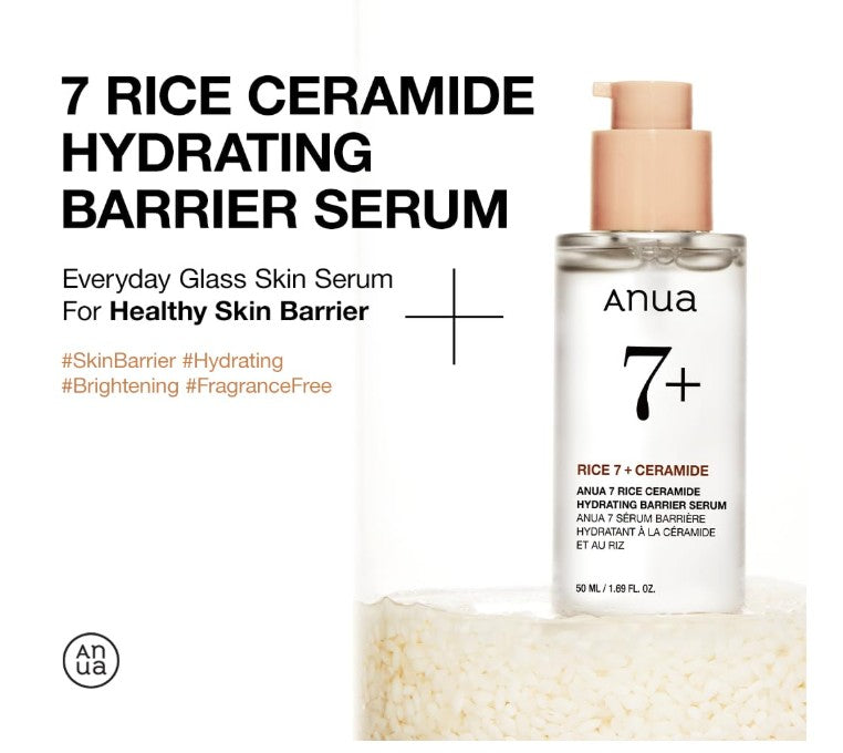 Anua 7 Rice Ceramide Hydrating Barrier Serum 50ml