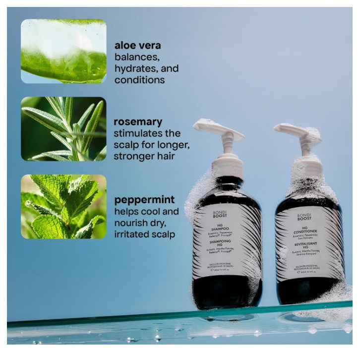 BondiBoost HG Duo Shampoo 300ml & Conditioner 300ml Bundle