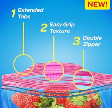 Ziploc Gallon Freezer Bags 38ct